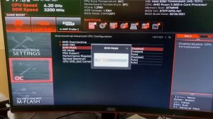 Enable virtualization SVM Mode MSI B550 Tomahawk BIOS AMD Ryzen