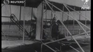 The Wright brothers first aeroplane flight (1903)