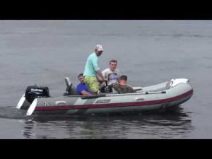 Тест гидрокрыла SUZUKI DT30, лодка AERO 420 RIB