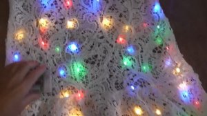 Подсветка платья гирляндой РОСА