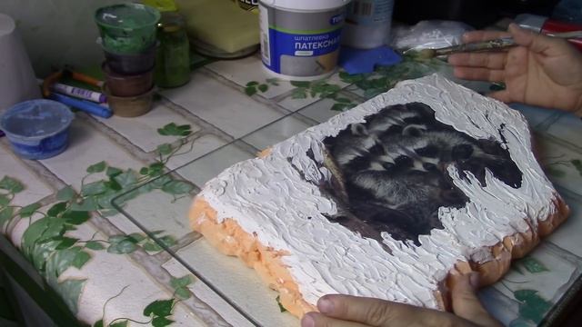 Панно с объемным декупажем своими руками ХоббиМаркет смотреть онлайн