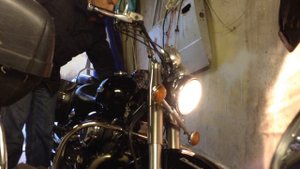 Yamaha Drag Star 400 первый запуск