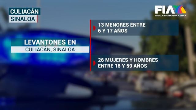 Investigan el secuestro masivo en Culiacán, Sinaloa; varias familias fueron levantadas
