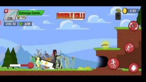 Stickman Max Level vs Angry Zombies Gameplay Chapter 1 level 56-70 | BOSS