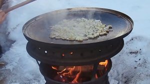 Картошка с мясом на садже