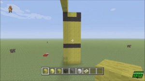 Minecraft Tutorial: Golden Freddy (Five Nights At Freddys) Statue