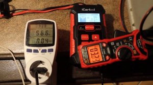 Работа прибора заряда, восстановления и контроля аккумулятора iCarTool-IC107