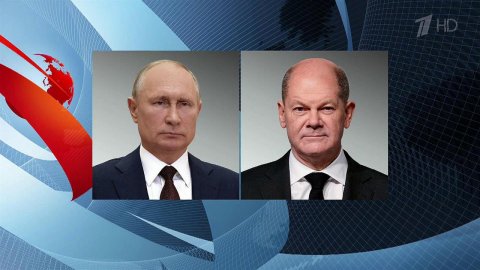 Обеспечение безопасности Запорожской АЭС Владимир Путин обсудил с Олафом Шольцем