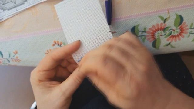 Как вышивать на пластиковой канве
