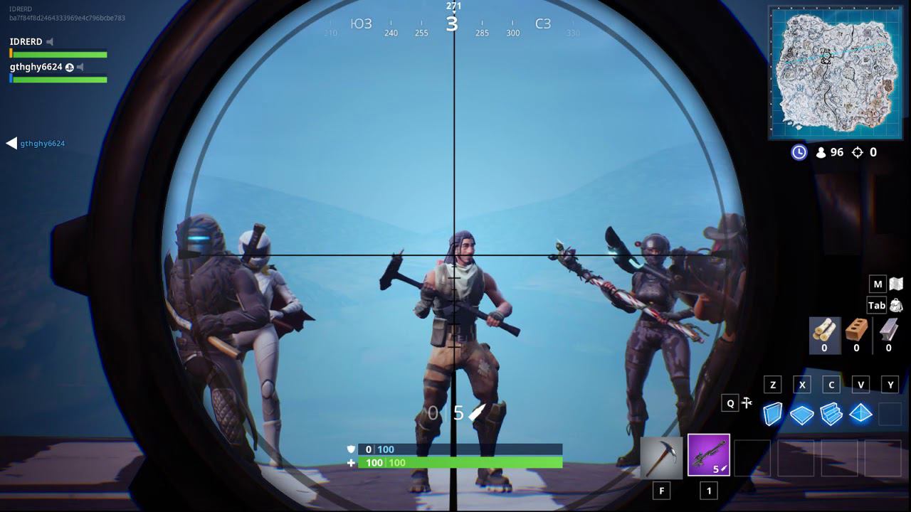 Командная катка в Fortnite смотреть онлайн