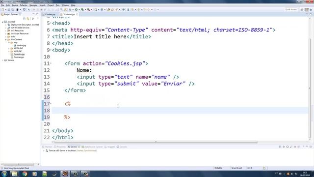 Aula de Java Web 006 - JSP, Cookies. смотреть онлайн