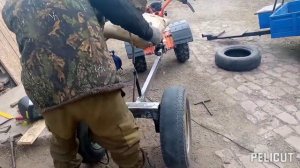 2-я часть самодельного адаптера для мотоблока.