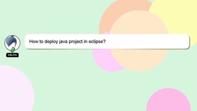 How to deploy java project in eclipse? смотреть онлайн