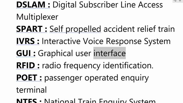 Telecom ! Important Abbreviations ! Part 1 ! Departmental Exams ! S&T ! LDCE ! IR смотреть онлайн
