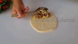 Топ 4 Красивые Лепки Самсы! Самса С Начинкой! Самса С Мясом! Готовим с Mazzali Oshxona!