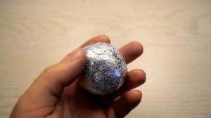 Как сделать шар из аллюминиевой фольги