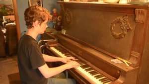 Khatchaturian sonatina for piano played by Micah Davis mov 1