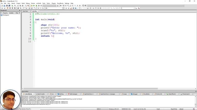 Declaring and Initializing String Variables in C | C Programming Tutorial for Beginners смотреть онлайн