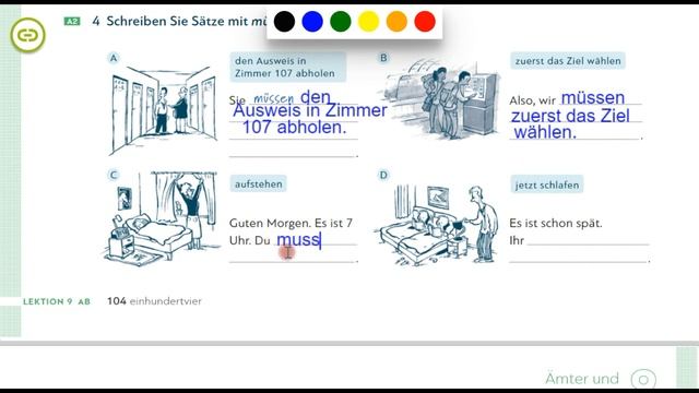 Schritte plus Neu A1.2. Lektion 9-A. Глагол müssen. Часть 2 смотреть онлайн