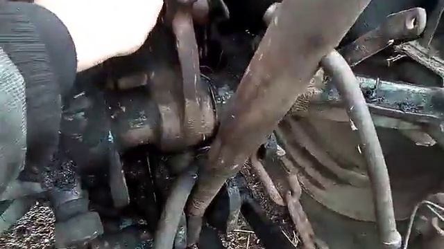 Как снять навесной цилиндр на МТЗ-80!!!! смотреть онлайн