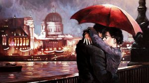 Мелодия дождя в живописи! Мишель Легран Шербургские зонтики!