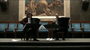 Astor Piazzolla - Milonga del Angel, for two accordions played by duo dissonAnce