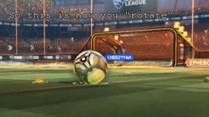 How to "Rotate" in Rocket League