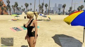 GTA V - Mp Female New  thick body  -  Hair in the wind . ?♀️