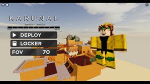 DIO Skin Now In roblox Karunal