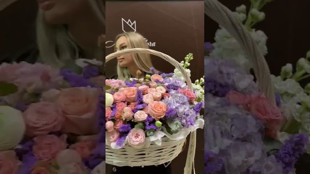цветы в корзине Раменское