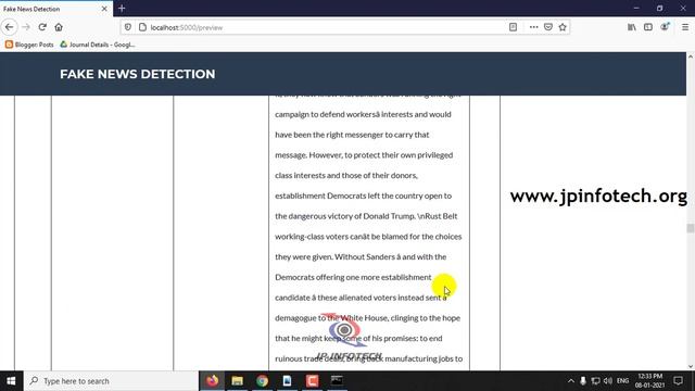 FAKEDETECTOR: Effective Fake News Detection with Deep Diffusive Neural Network | Python IEEE Projec