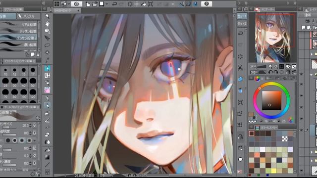 SPEEDPAINT イラストメイキング - KAMVAS 12【Clip Studio Paint】 смотреть онлайн