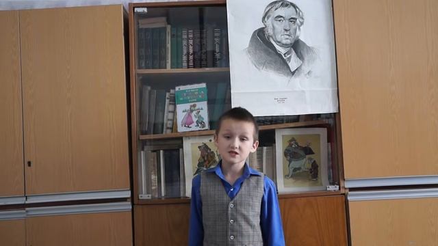 Арсланов Ислам читает басню Ивана Андреевича Крылова " Чиж и Голубь смотреть онлайн