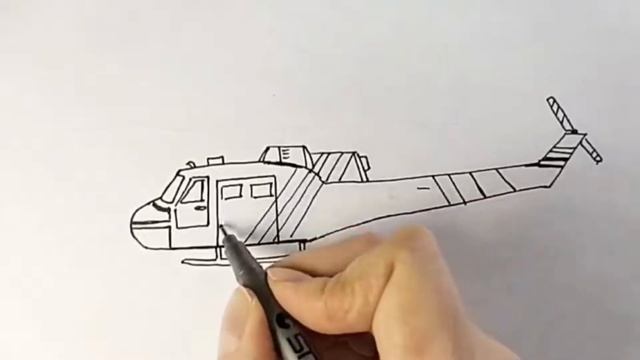 Как нарисовать Пожарный вертолёт смотреть онлайн