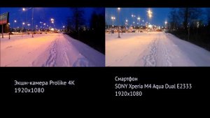 Сравниваем экшн-камеру PROLiKE и смартфон SONY XPERIA
