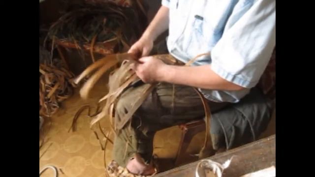 лапти круглый носок лыко+береста смотреть онлайн