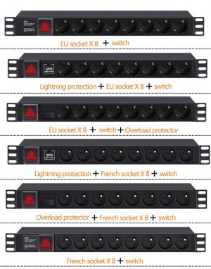 Сетевой фильтр PDU для шкафа, 19 дюймов.