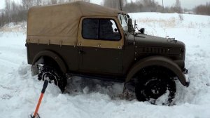 Газ-69. Зимний выезд 2021
