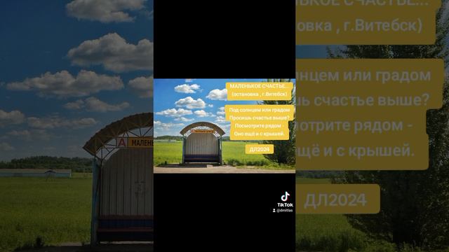 Маленькое счастье (остановка, г.Витебск)...