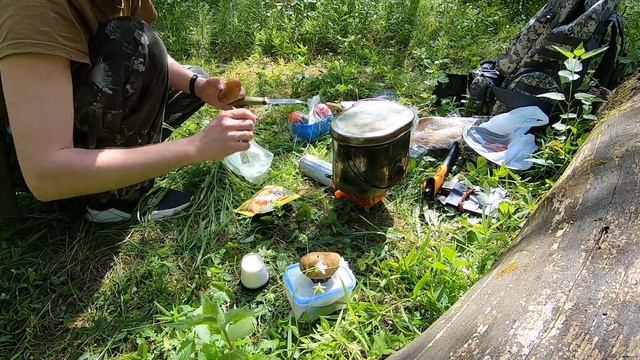 Как быстро приготовить еду в походе | Газовая горелка смотреть онлайн