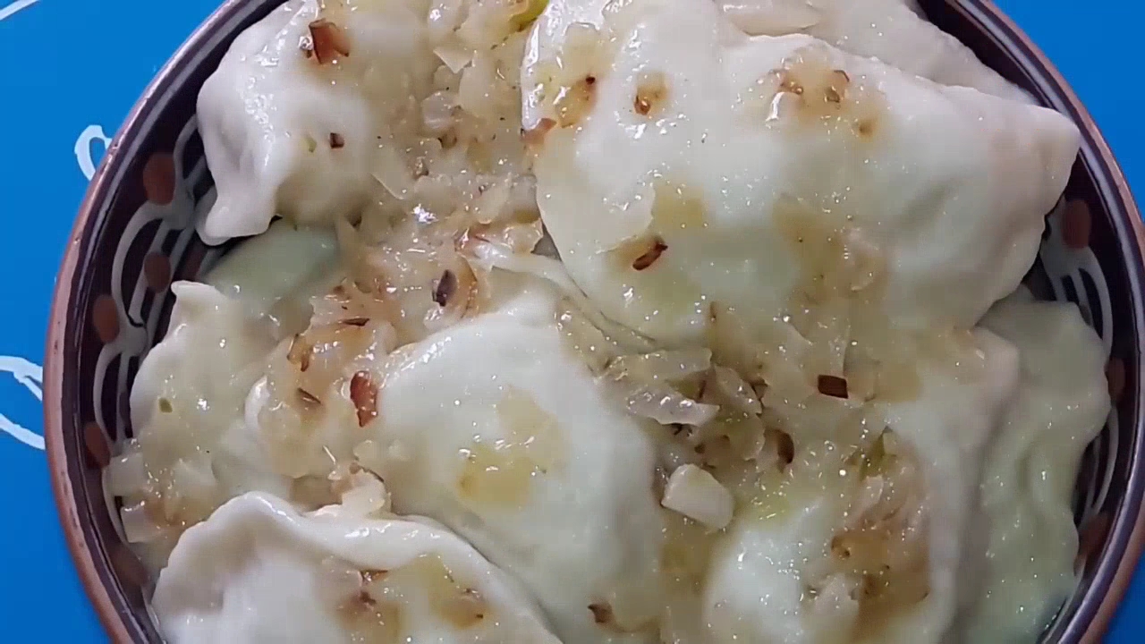 Очень вкусные вареники с картошкой!