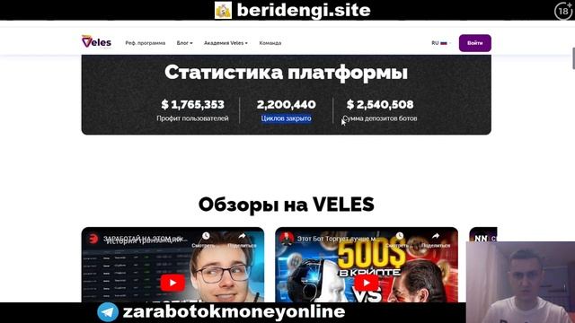 Veles Finance - автоматическая торговля в плюс