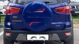 FORD EcoSport замена заднего фонаря противотуманного