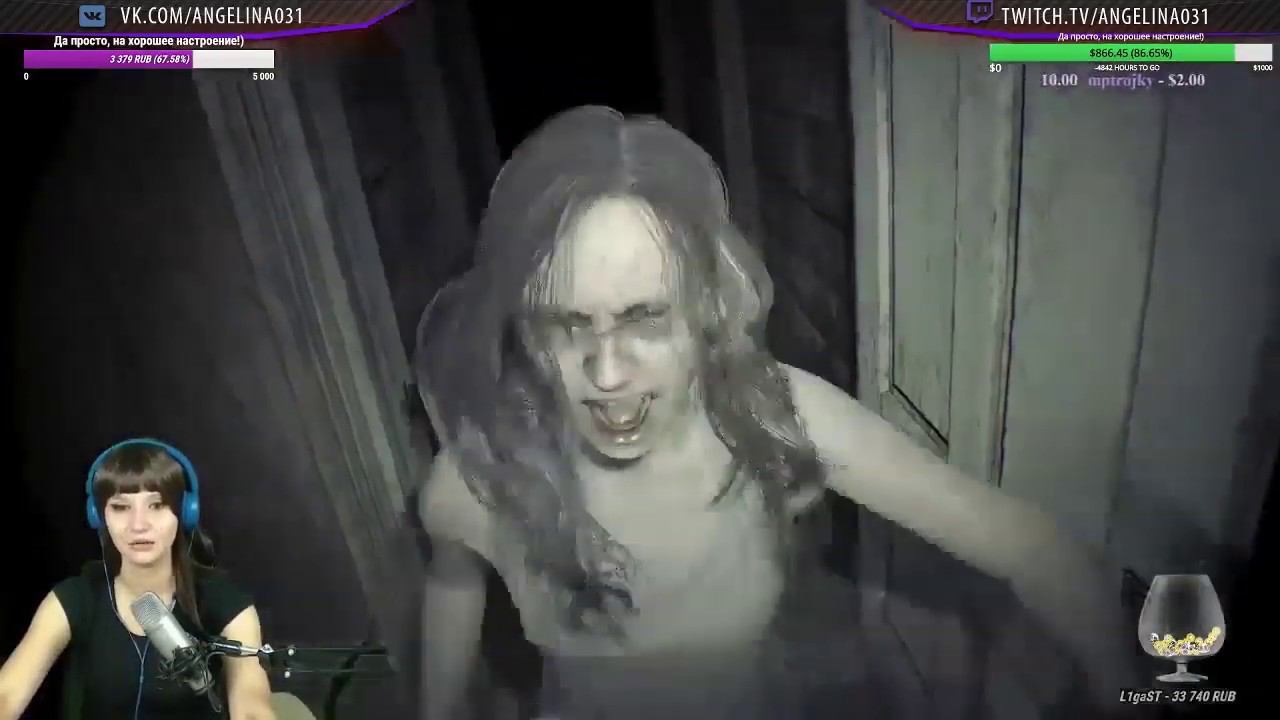 Angelina031 нарезка с стрима RESIDENT EVIL 7 BIOHAZARD смотреть онлайн