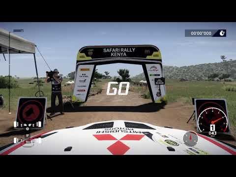 WRC 10 Mitsubisi lancer EVO V (Tommi Makinen)Rally Safari