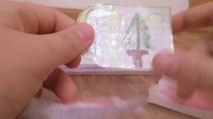 бумажные  пакетики начала снимать в первый раз