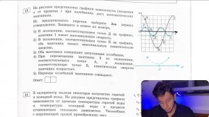 На рисунке представлены графики зависимости смещения х от времени t при колебаниях двух - №27969