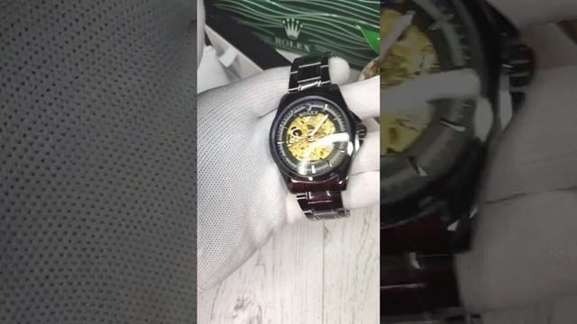 Мужские Механические Часы Rolex (Скелетон)