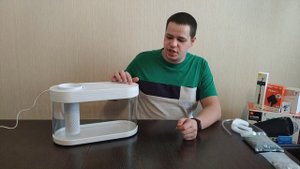 АКВАРИУМ XIAOMI DESCRIPTIVE GEOMETRY AMPHIBIOUS ECOLOGICAL LAZY FISH TANK обзор, лучшый выбор