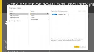 The Very Basics of Row Level Security - RLS (Power BI Tutorial)